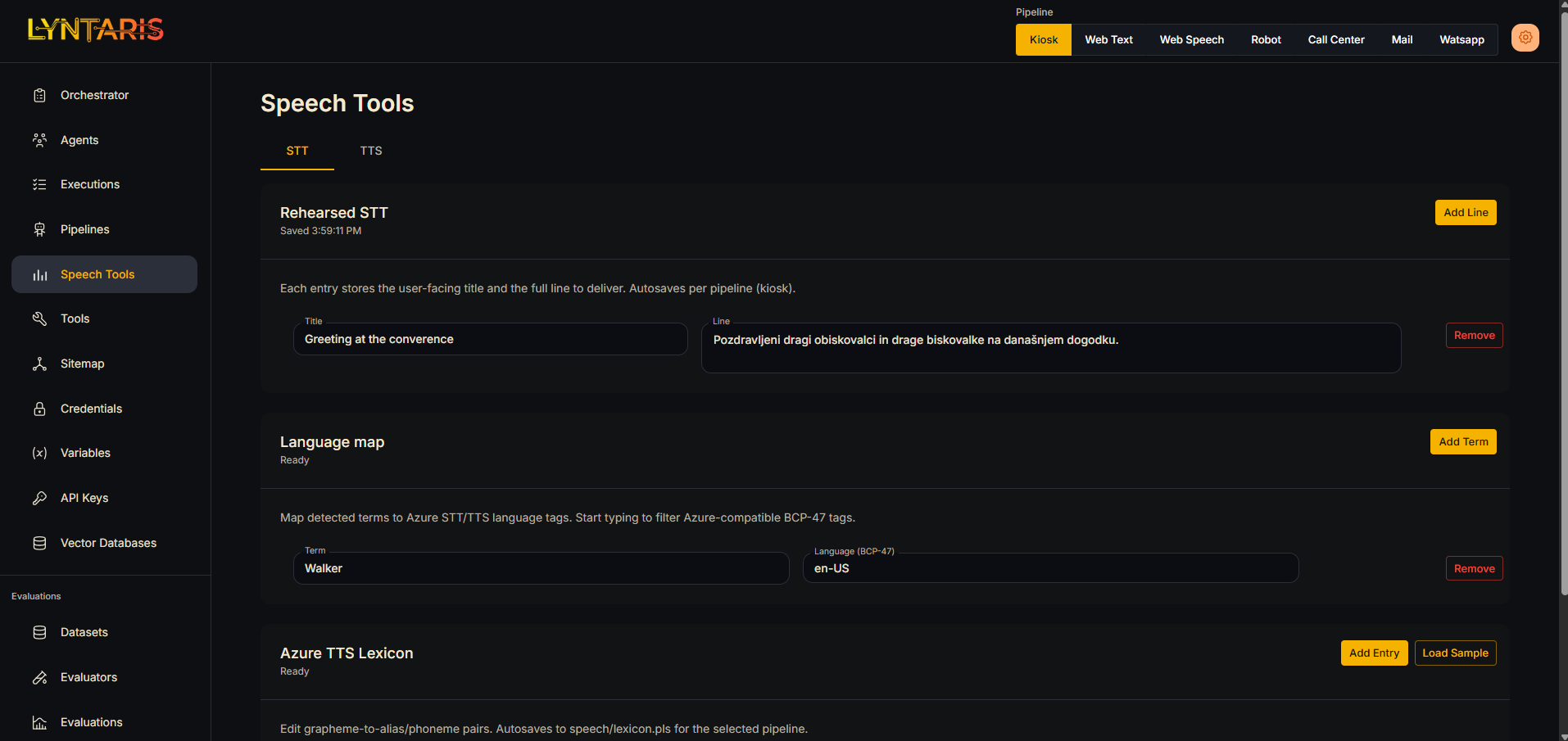 Streaming voice delivery and handoff